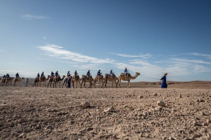 Agafay Desert Sunset Camel Ride Half Day Tour From Marrakech - Tour Duration and Guide Information