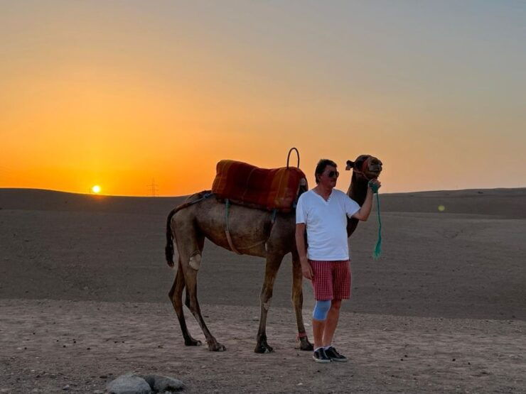 Agafay Desert Sunset Camel Ride Half Day Tour From Marrakech - Experience Highlights and Sunset View