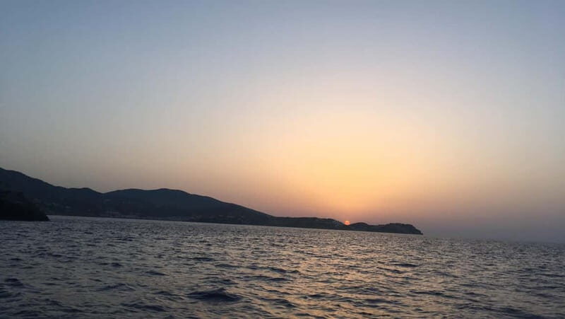 Agia Pelagia: Sunset Motorboat Tour with Soft Drinks - Good To Know