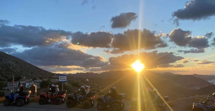Agia Pelagia: Sunset Quad Trip With Local Products Tasting - Sunset Quad Trip Details