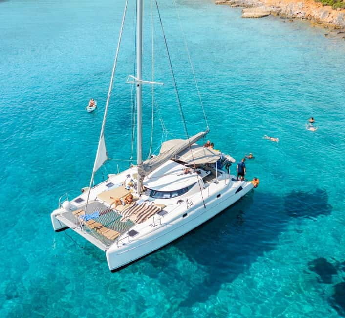 Agios Nikolaos: Spinalonga and Kolokytha Catamaran with Meal - FAQs