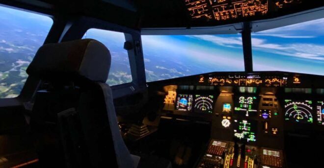 Airbus A320 Flightsimulator 60 Minutes Flying Experience - Equipped Technologies