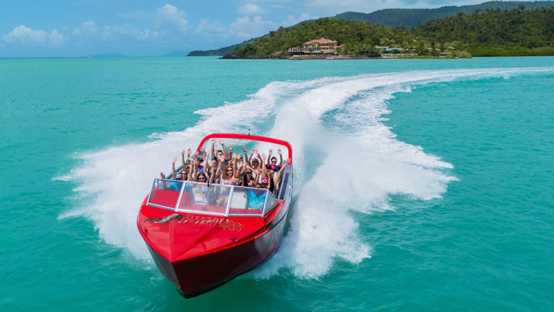 Airlie Beach Jet Boat Thrill Ride - Pioneer Bay at speed