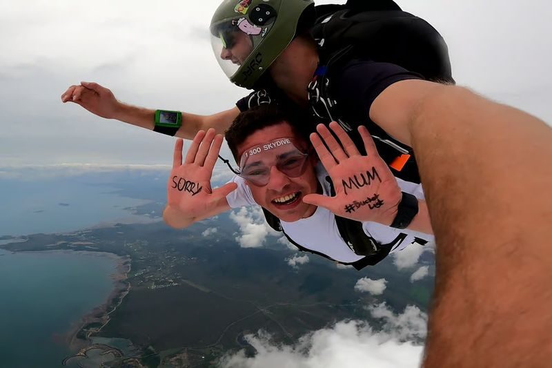 Airlie Beach Tandem Skydive Beach Landing Experience - The crew, the nerves, and the small human details