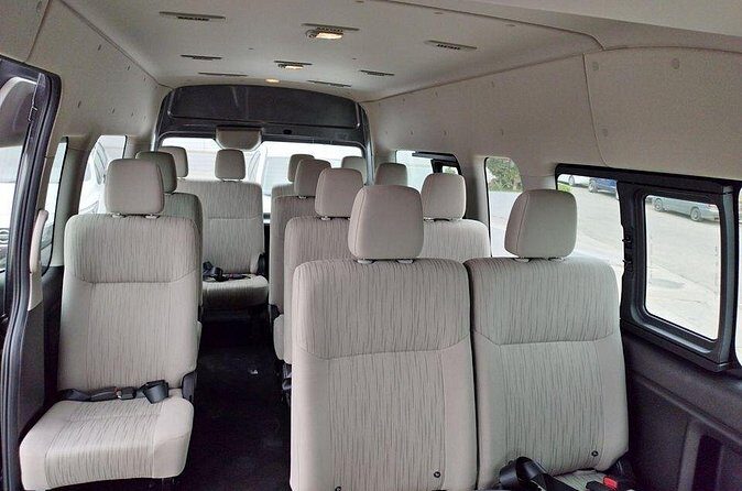 Airport transfer, 12 passenger minivan - FAQ