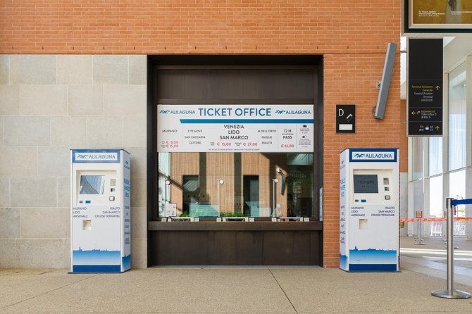 Airport - Venice Waterbus Ticket - End Points