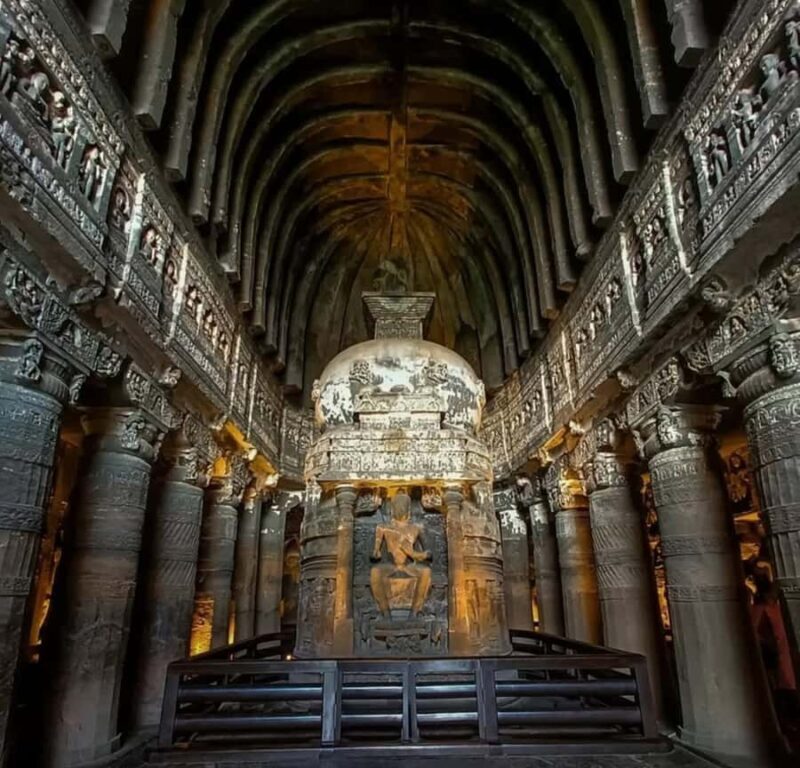 Ajanta & Ellora Caves + Mumbai Highlights 2 Day Private Trip - Day 2: Exploring Ajanta & Ellora’s Architectural Marvels
