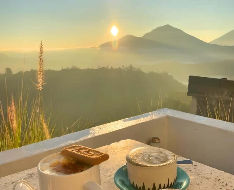 AKASA Sunrise Cafe, Batur Natural Hot Springs & Rice Terrace - A Gentle Journey into Bali’s Natural Splendor