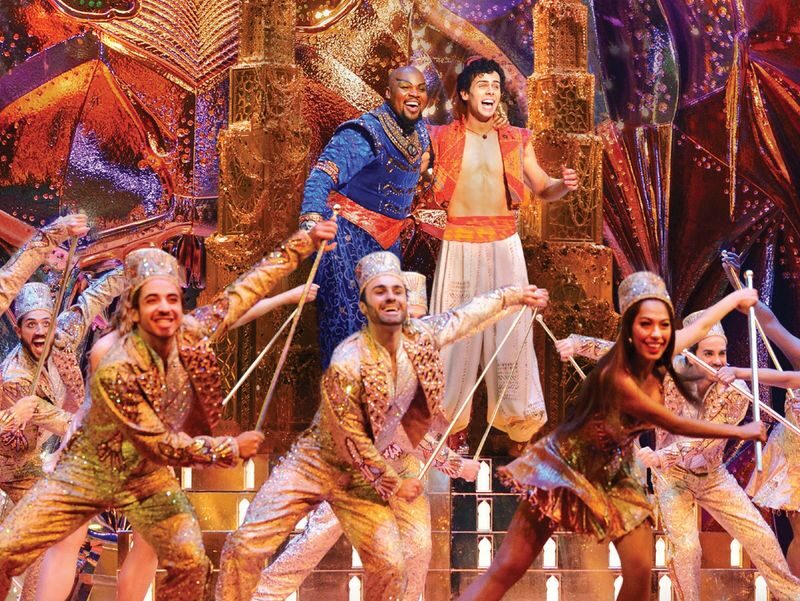 Aladdin Broadway Show Ticket in New York - The magic carpet is worth seeing from more than one angle
