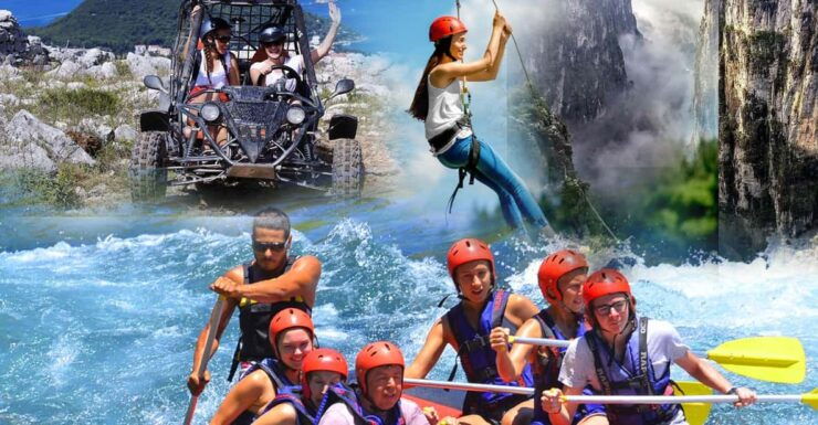Alanya: Buggy or Quad, Rafting, Jeep, Canyoning, Zipline Tour - Included Activities