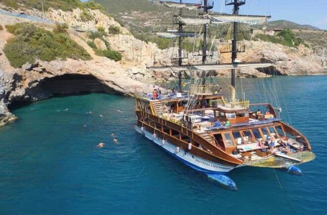 Alanya: Catamaran Boat Tour With Snorkeling and BBQ Lunch - Pickup and Accessibility