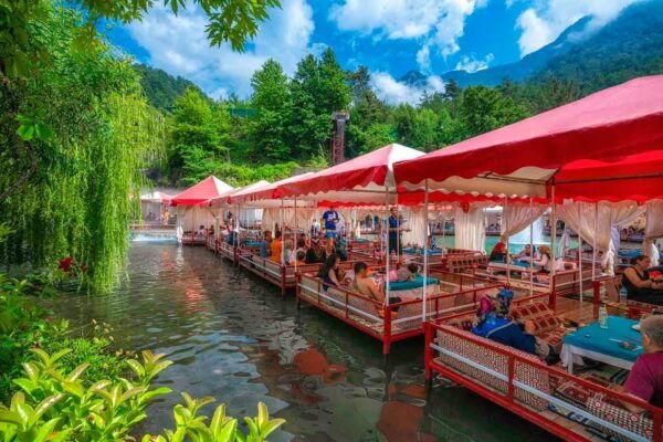 Alanya: City Tour With Cable Car, Boat Cruise & Dimcay Lunch - Dining at Dimcay River