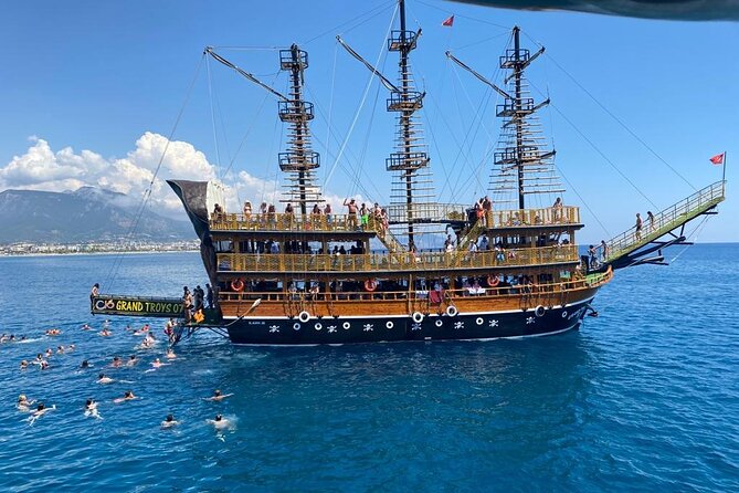 Alanya Grand Pirate Boat Tour With Lunch, Soft Drinks & Transfer - Tour Overview