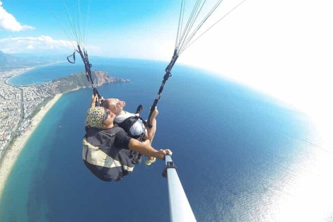 Alanya Paragliding Experience W/Swimming at Cleopatra Beach - Transportation Options