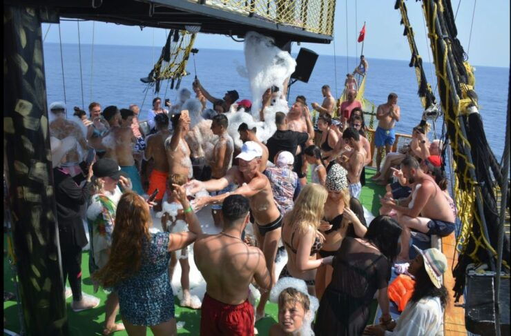 Alanya: Pirate Boat Tour W/ BBQ & Foam Party - Experience Highlights