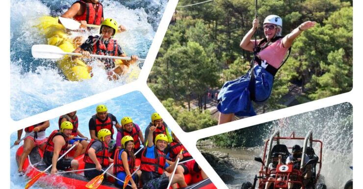 Alanya : Rafting, Quad/ Buggy & Zipline Adventure Combo Tour - Experience Highlights