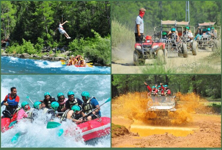 Alanya: Rafting, Zipline, Quad, Buggy, Jeep Tour With Lunch - Adventure Experiences Offered