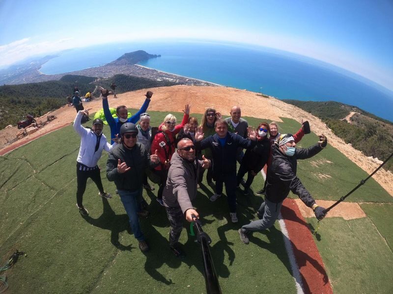 Alanya Tandem Paragliding from 700m with Meeting or Pick-Up - Safety briefing, launch, and beach landing
