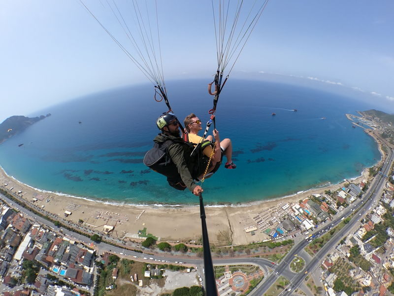 Alanya: Tandem Paragliding with Hotel Pickup Option - Landing on Cleopatra Beach
