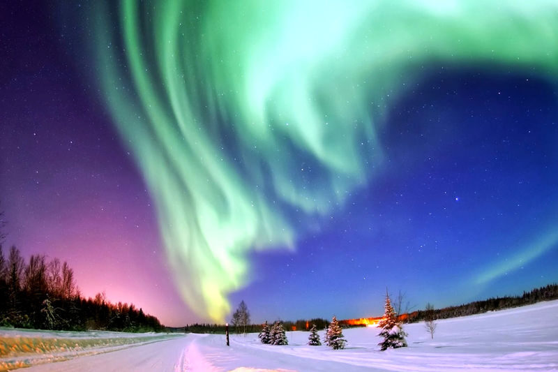 Alaska Fairbanks Half-Day Guided Aurora Viewing Tour - A Fairbanks night built around the sky