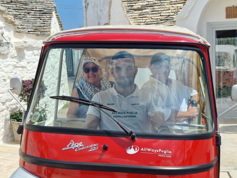 Alberobello: Private Tuk Tuk Tour with Audio Guide - Good To Know