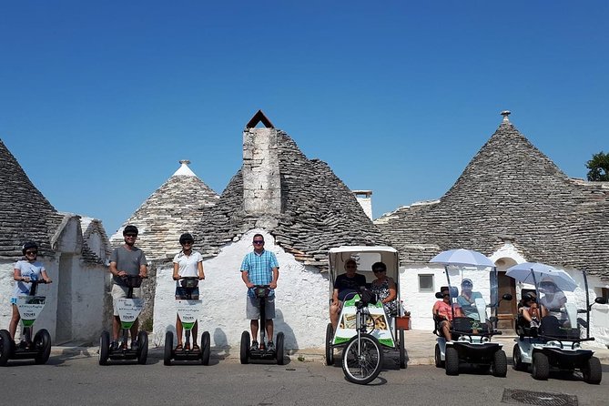 Alberobello Tour on Segway, Rickshaw, E-bike or Mini Golf Cart - Common Questions