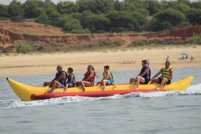 Albufeira: Banana Boat Adventure Ride - Meeting Point Location
