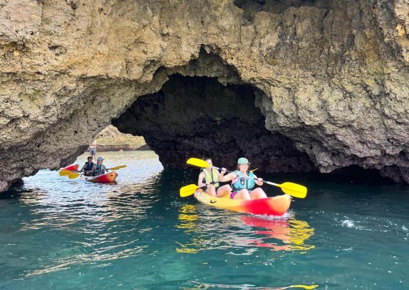 Albufeira: Hidden Beaches & Cliffs Guided Kayak Cave Tour - Good To Know