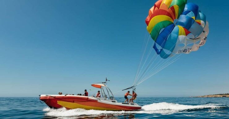 Albufeira: Parasailing Boat Trip - Activity Details