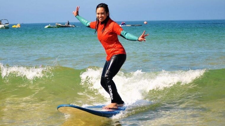 Albufeira: Private surf lesson at Praia da Galé - The Experience: Step-by-Step
