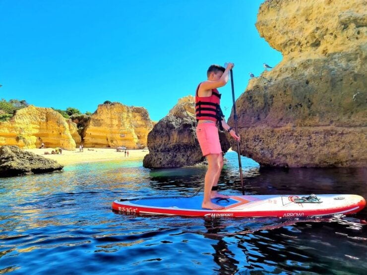 Albufeira: Stand Up Paddle Lesson and Coastal Tour - Activity Details