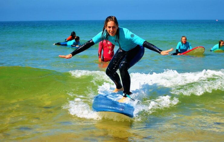 Albufeira: Surfing Lesson at Galé Beach - Experience