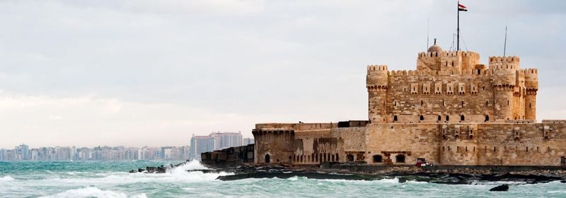 Alexandria Bibliotheca Alexandrina Private Full-Day Tour - Qaitbay Citadel above the Mediterranean