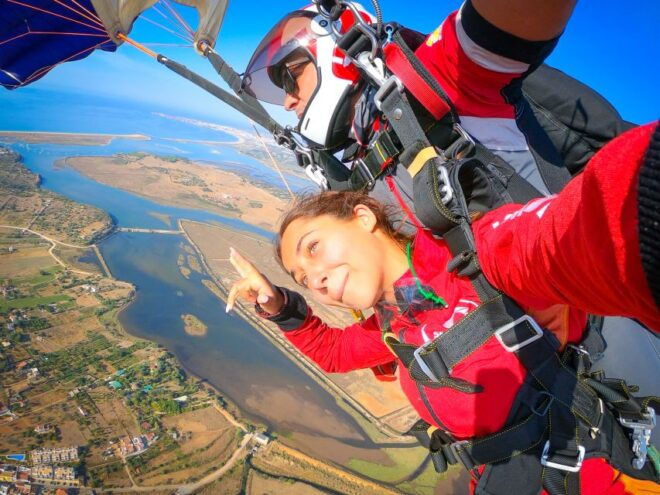 Algarve: Tandem Skydiving Adventure 15,000 to 10,000 Feet - Inclusions