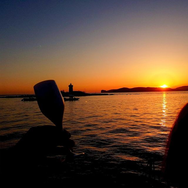 Alghero: Sunset Aperitif Sailing Boat Experience - Experience Description