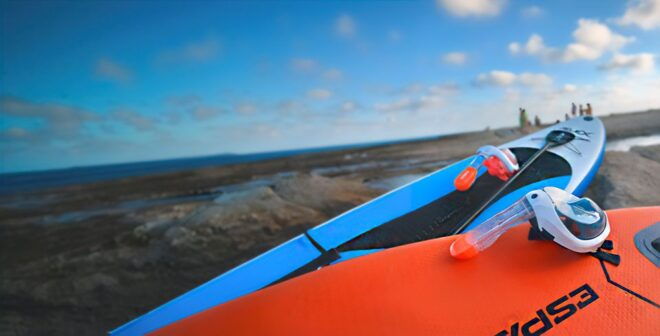 Alicante: Snorkel Cove on E-Bike Tour And Paddel Surf - Full Description