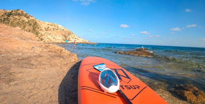 Alicante: Snorkel Cove on E-Bike Tour And Paddel Surf - The Sum Up