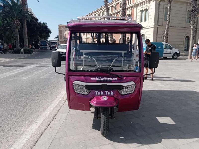 Alicante: Tuk Tuk Tour Electric 60 Minutes Electric - Good To Know