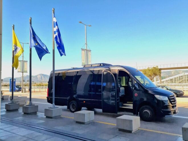 Alimos Marina to Athens Airport Economy Van Transfer - Service Inclusions