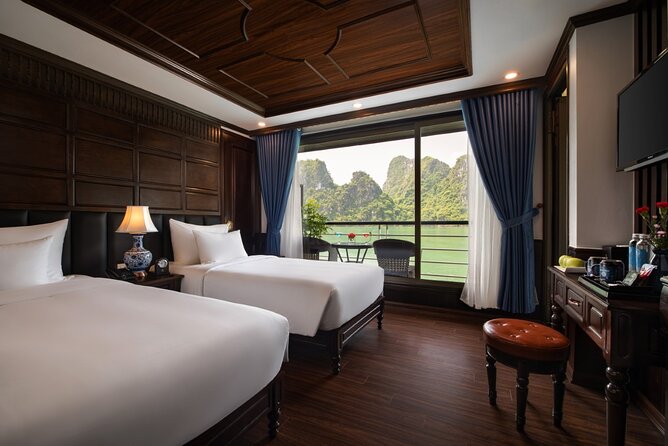 All-Inclusive 2 Day/1 Night Halong Luxury Cruise, Meals, Cave, Kayaking,Swimming - Tour Overview