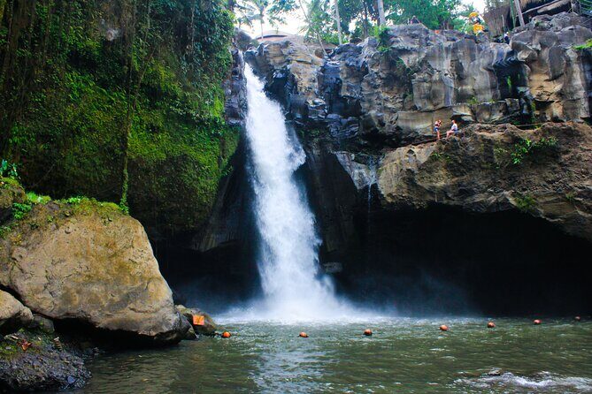 All Inclusive Bali ATV with Rice Terraces, Swing and Waterfall - The Excitement Continues at Tegenungan Waterfall