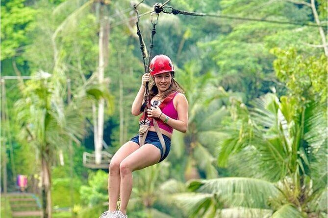 All Inclusive Swing, Zipline, Rice Terrace, Temple and Waterfall - What You Can Expect from This Tour