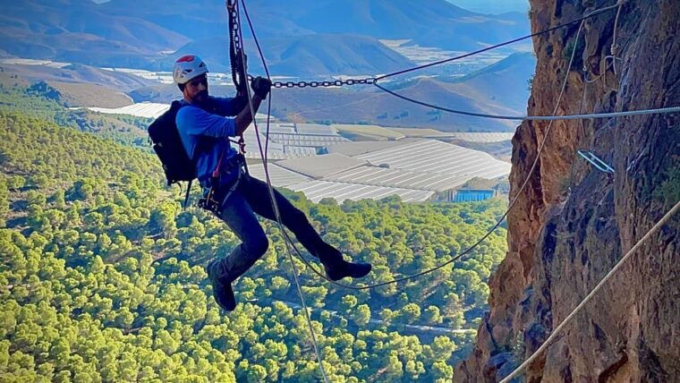 Almeria: Via Ferrata Castala - Safety and Guidance