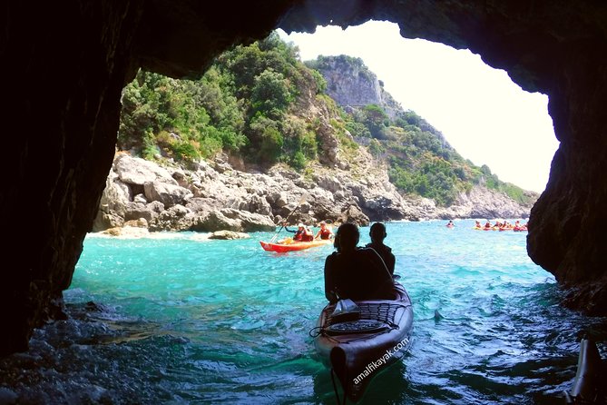 Amalfi Coast Kayak Tour Along Arches, Beaches and Sea Caves - Tour Overview and Highlights