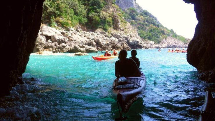 Amalfi Coast: Kayak Tour With Snorkeling and Grottoes Visit - Tour Description