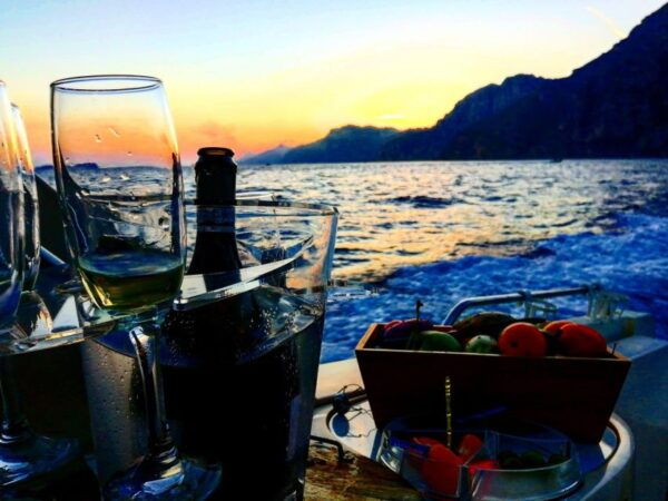 Amalfi Coast Sunset Boat Tour From Salerno With Aperitivo - The Sum Up