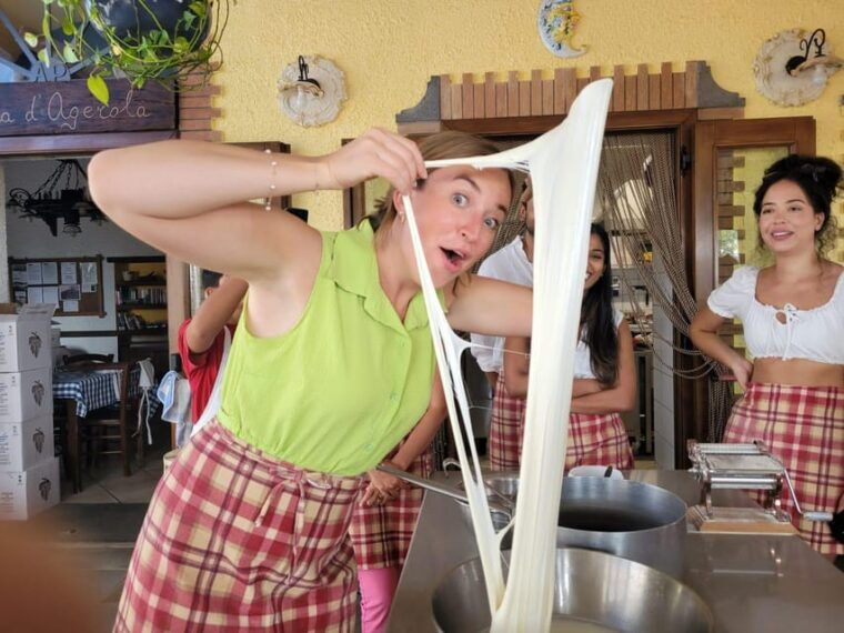 Amalfi: Make Tagliatelle, Mozzarella, and Tiramisù - Making Tagliatelle: A Step-by-Step Guide