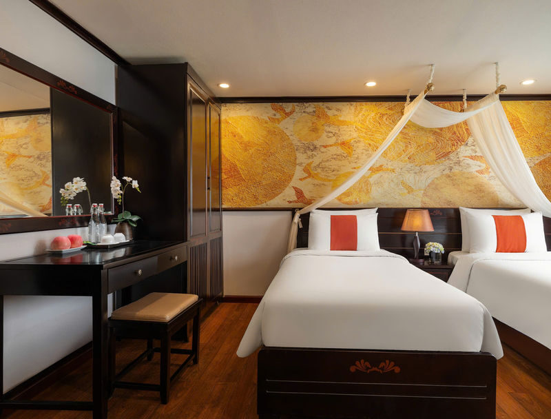 Amanda Premier 2D1N Cruise: Ha Long Bay, Sung Sot, Ti Top - Dinner and a night onboard