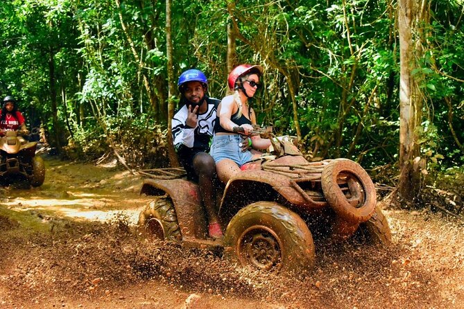 Amazing ATV With Zip Lines and Swim in Cenote With Round Transportation - Refreshing Cenote Swim