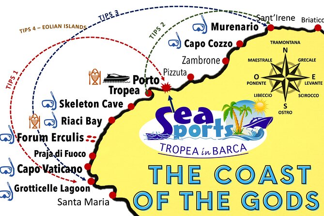 Amazing Boat Trip From Tropea to Capo Vaticano - 6 to 12 People - Directions